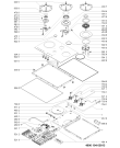 Схема №1 AKT477IX3 (F091952) с изображением Руководство для плиты (духовки) Indesit C00368606