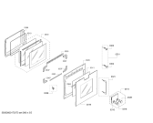 Схема №2 BOP210101 с изображением Фронтальное стекло для духового шкафа Bosch 00770284