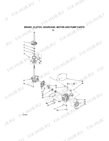 Схема №3 AWG849 3R LSQ 8533 JQ с изображением Контейнер для стиралки Whirlpool 481241818347