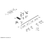 Схема №1 HGV74D250E с изображением Кабель для плиты (духовки) Bosch 00651428