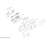 Схема №2 WXS1067BY XS1067 с изображением Панель управления для стиралки Siemens 00445185
