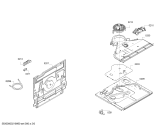 Схема №4 5B10K0050 с изображением Панель управления для плиты (духовки) Bosch 11028774