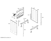 Схема №3 P1HCB37325 с изображением Панель управления для духового шкафа Bosch 00666206