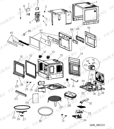 Схема №1 MW 3391 SX с изображением Шарнир Whirlpool 482000097469