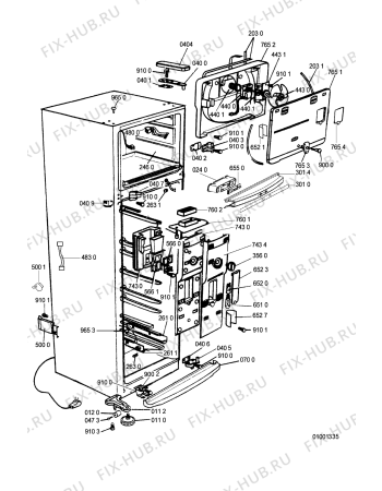 Схема №1 WBM 482/1 IX с изображением Заглушка для холодильной камеры Whirlpool 481215818003