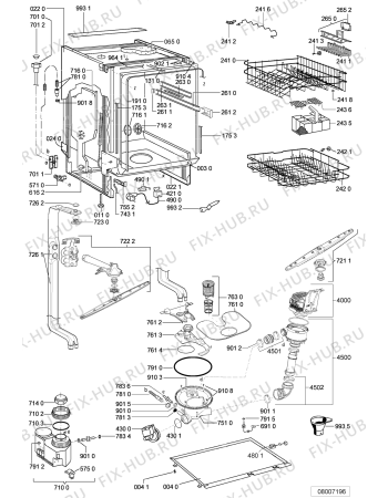 Схема №1 MDB 500 AGS с изображением Обшивка для посудомоечной машины Whirlpool 480140100012