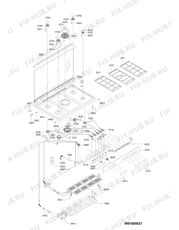 Схема №2 ACM 934 IX с изображением Крышечка для духового шкафа Whirlpool 480121101364