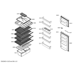 Схема №2 KSU347032H REF BL BOSCH RD141 110V/60HZ R134 с изображением Решетка для холодильника Bosch 00241001