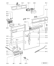 Схема №1 ADL 838/2 NB с изображением Обшивка для посудомоечной машины Whirlpool 481945319868