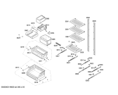 Схема №3 T24IF70NSP с изображением Вставная полка для холодильника Bosch 00679402