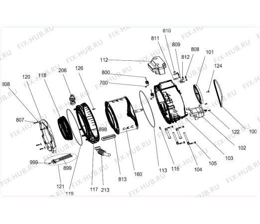Схема №3 WK606A (376011) с изображением Порошкоприемник (дозатор) для стиралки Gorenje 394177