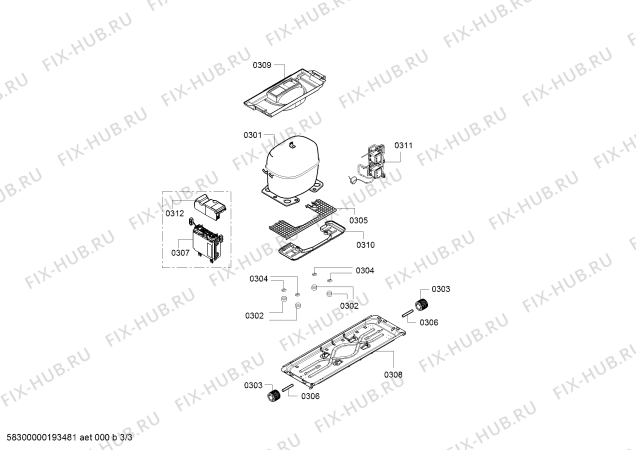 Схема №2 KG36VVI32V Siemens с изображением Дверь для холодильной камеры Siemens 00713519