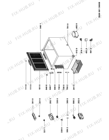 Схема №1 AFE 954/G с изображением Микрокомпрессор для холодильника Whirlpool 481236038711