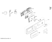 Схема №1 WLX20360BY Maxx 5 с изображением Панель управления для стиральной машины Bosch 00666863