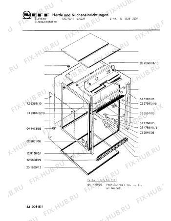 Схема №4 1312041801 1076/211RCSM с изображением Уплотнитель для духового шкафа Bosch 00106863