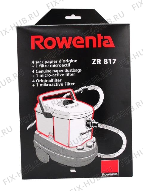 Большое фото - Мешок (пылесборник) для электропылесоса Rowenta ZR817 в гипермаркете Fix-Hub