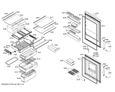 Схема №2 P1KNB4620A с изображением Дверь для холодильника Bosch 00246397