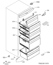 Схема №1 AGS1982 с изображением Панель ящика для холодильника Aeg 2425462443
