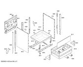 Схема №5 HLN448021X с изображением Стеклокерамика для электропечи Bosch 00683421