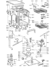 Схема №1 ADP 4736 IX с изображением Блок управления для электропосудомоечной машины Whirlpool 481221838578