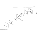 Схема №1 HBC84H501B Bosch с изображением Держатель для электропечи Bosch 12011190