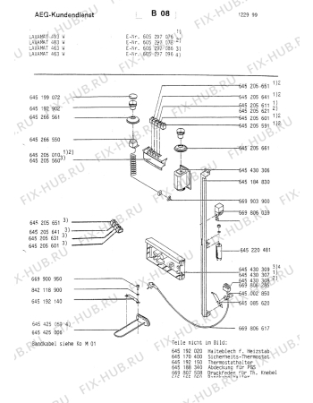 Схема №1 LAV 473 BZ с изображением Электромотор для составляющей Aeg 8996454303091
