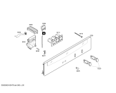 Схема №2 B1442N0GB с изображением Панель управления для духового шкафа Bosch 00440505