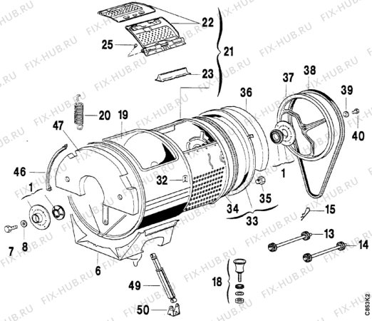 Взрыв-схема стиральной машины Unknown LT0974-1 - Схема узла Boiler