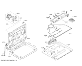 Схема №2 HBA77S651E с изображением Передняя часть корпуса для плиты (духовки) Bosch 00673110