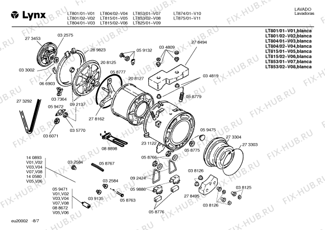 Схема №6 LT875 с изображением Кнопка для стиралки Bosch 00067356