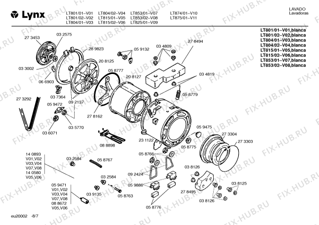 Схема №6 LT874 с изображением Кнопка для стиральной машины Bosch 00036906