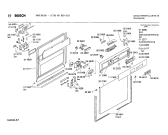 Схема №2 0730101650 SMS36100 с изображением Панель для посудомойки Bosch 00117300