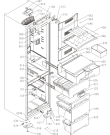 Схема №1 R6181TW (335460, HKS3666EF) с изображением Ящик (корзина) для холодильной камеры Gorenje 447727