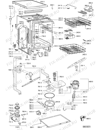 Схема №1 C 848 с изображением Мини-ручка для посудомойки Whirlpool 481241359216
