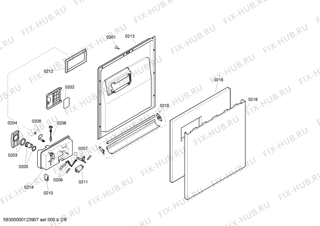 Схема №3 SGS55E52EU с изображением Мотор для посудомоечной машины Bosch 00642547