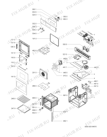 Схема №1 AKZ416/IX/10 с изображением Рукоятка для плиты (духовки) Whirlpool 481249868243