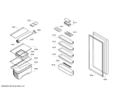 Схема №2 KSL20S55 Oldie с изображением Внешняя дверь для холодильника Bosch 00249063