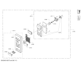 Схема №2 H56W20S0GB с изображением Панель управления для микроволновой печи Bosch 00674068