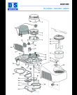 Схема №1 GM 6000 с изображением Элемент корпуса для электромороженицы DELONGHI 5920410071