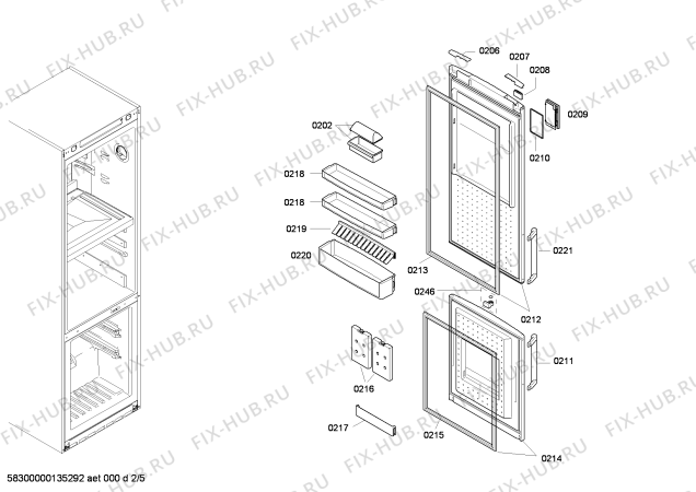 Схема №3 KGF39P08 с изображением Панель управления для холодильника Bosch 00671733