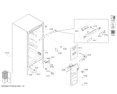 Схема №2 KGN39NW10R с изображением Дверь для холодильной камеры Bosch 00713339