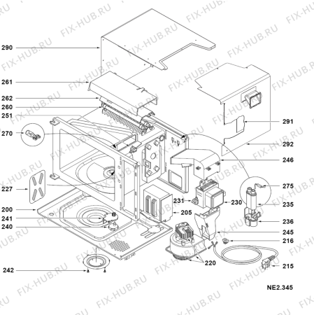 Схема №2 MWHA212IX (F057796) с изображением Другое для плиты (духовки) Indesit C00270859