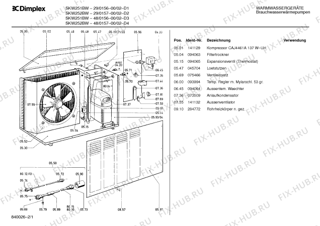 Схема №1 29/0157-00 SKW252BW с изображением Мотор вентилятора Bosch 00141132