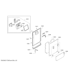Схема №3 S48E40N0EU с изображением Передняя панель для посудомоечной машины Bosch 00708187
