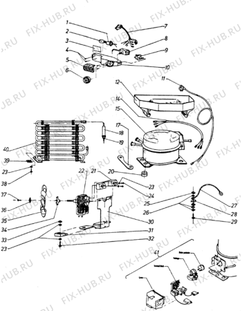 Схема №1 RG2450TR (F017853) с изображением Криостат для холодильника Indesit C00174194