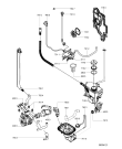 Схема №1 ADG 658 IX с изображением Ручка регулировки (кнопка) для посудомоечной машины Whirlpool 481290508386