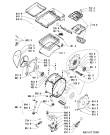 Схема №1 AWT 6124 с изображением Обшивка для стиральной машины Whirlpool 481245211157