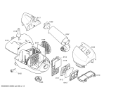 Схема №1 BX12222 BOSCH BX1 parquet 2200 W с изображением Труба для электропылесоса Bosch 00709003