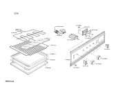 Схема №1 HG6400 с изображением Стеклянная полка для духового шкафа Siemens 00200258