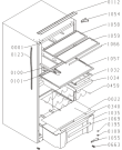 Схема №1 FIS-1220 (284222, HI2227) с изображением Ящик (корзина) для холодильной камеры Gorenje 331891